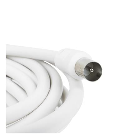 สายสัญญาณทีวี พร้อมแจ็ค MOVADA RG6 5 เมตร สีขาว_1