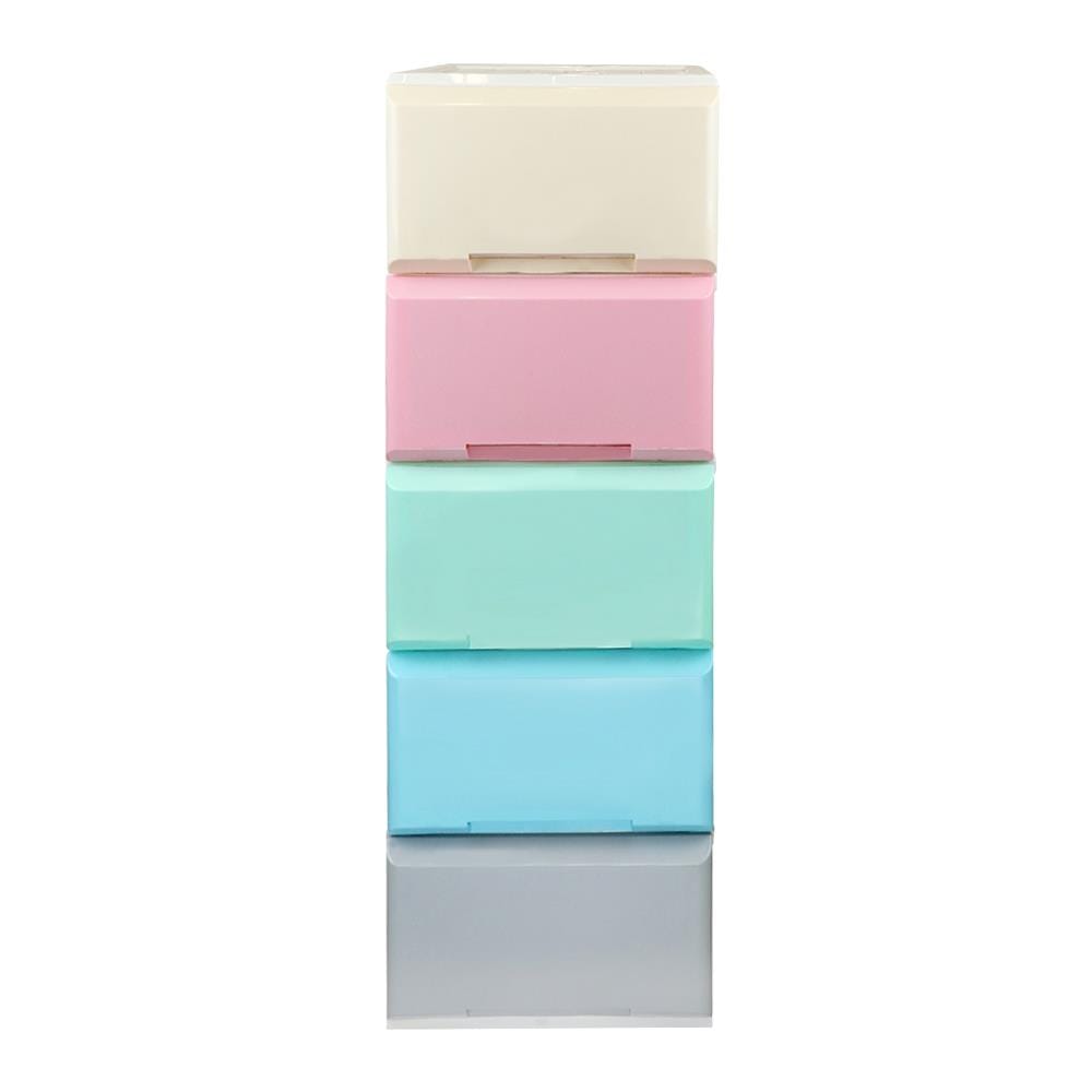 ตู้ลิ้นชัก 5 ชั้นทึบ STACKO GARDEN 40x50x113 ซม. สี PASTEL