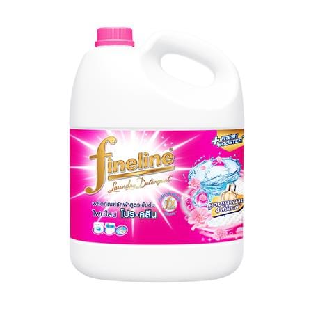 น้ำยาซักผ้า FINELINE 2,800 มล. PRO CLEAN PINK