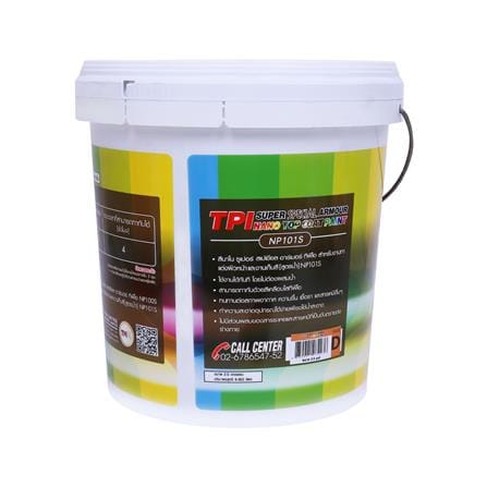 สีน้ำทาภายนอกและภายใน ชนิดกึ่งเงา TPI NANO SUPER SPECIAL ARMOUR BASE D สีขาว 2.5 แกลลอน_1