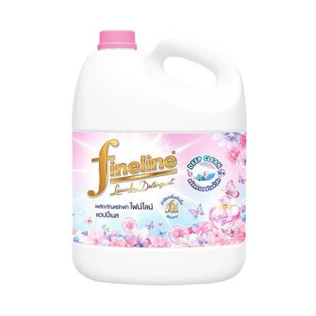 น้ำยาซักผ้า FINELINE HAPPINESS 2,800 มล. PINK SHINE_0