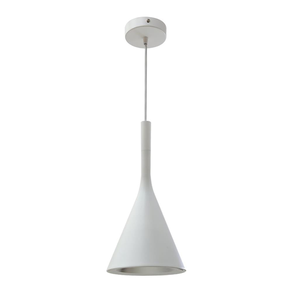 ไฟช่อ CARINI MODERN MS1767WH โลหะ สีขาว/เงิน 1หัว