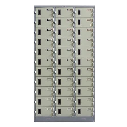 ตู้ล็อกเกอร์ 33 ประตู SURE LK-033 สีเทา_1