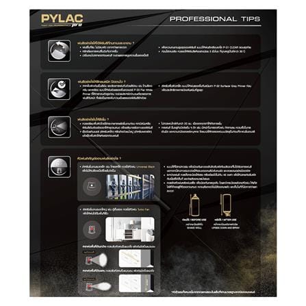 สีสเปรย์ NIPPON PAINT PYLAC PRO  P-01 CLEAR_2