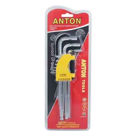 ประแจหกเหลี่ยมหัวบอล ANTON ชุด 9 ชิ้น_2