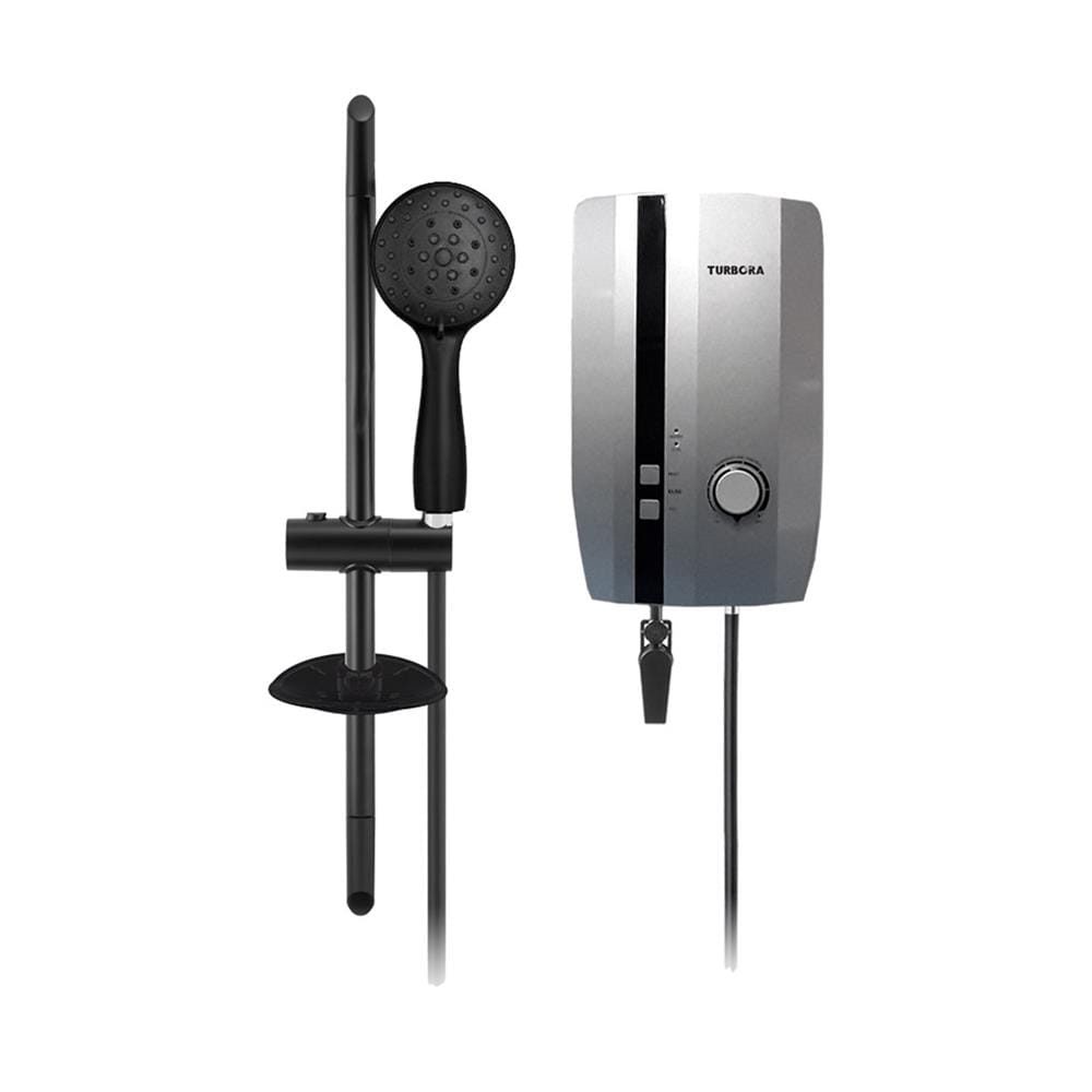 เครื่องทำน้ำอุ่น TURBORA M5500E 5500 วัตต์ สีเงิน