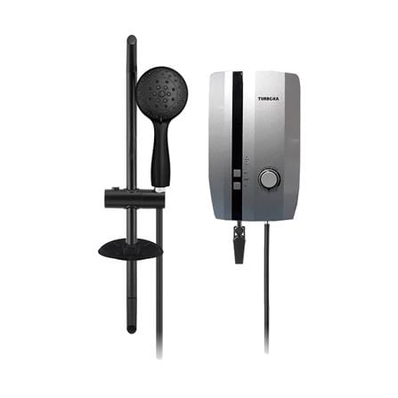 เครื่องทำน้ำอุ่น TURBORA M5500E 5500 วัตต์ สีเงิน_0