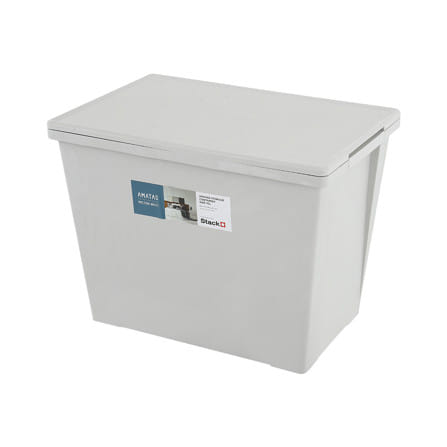 กล่องเก็บของ ฝาล็อค STACKO AMATAS 70 ลิตร 39.2x58.2x43.5 ซม. สีเทา_0