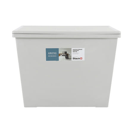 กล่องเก็บของ ฝาล็อค STACKO AMATAS 70 ลิตร 39.2x58.2x43.5 ซม. สีเทา_1