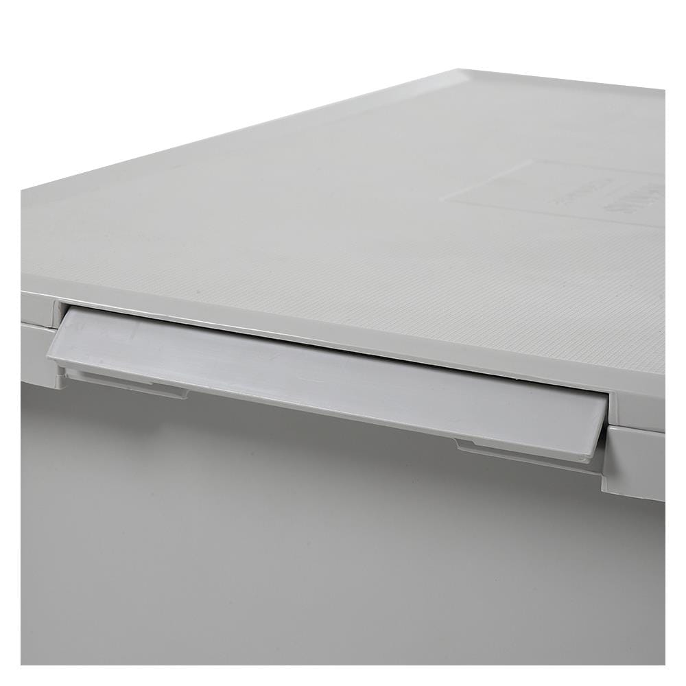 กล่องเก็บของ ฝาล็อค STACKO AMATAS 43 ลิตร 39.2x58.2x28 ซม. สีเทา