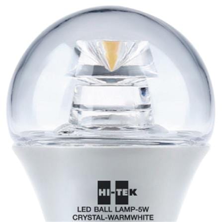 หลอด LED HI-TEK G45 CRYSTAL BALL E27 5 วัตต์ WARMWHITE_1