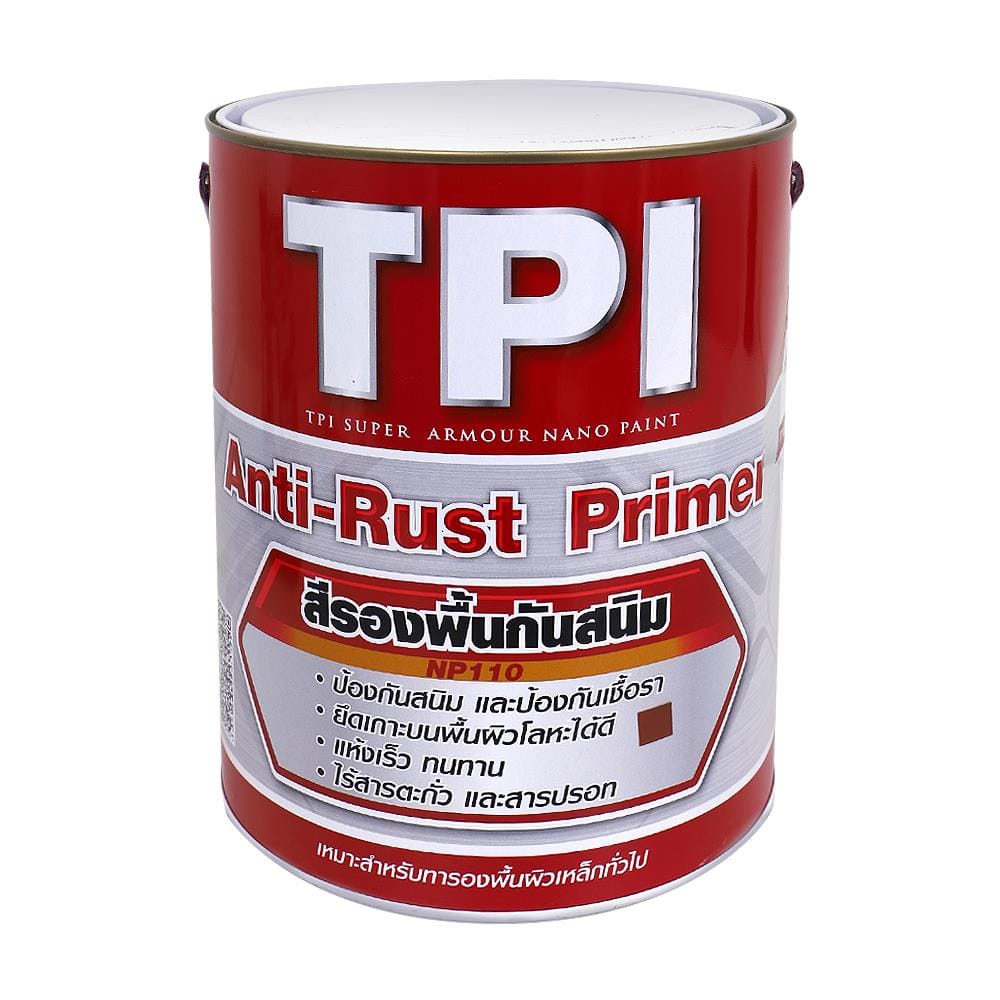 สีรองพื้นกันสนิม TPI #NP110 สีแดง 1 แกลลอน
