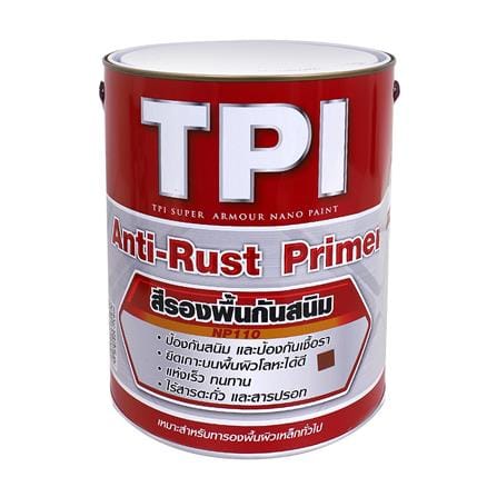 สีรองพื้นกันสนิม TPI #NP110 สีแดง 1 แกลลอน_0