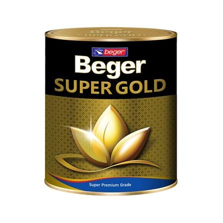 สีทองคำ BEGER SUPPER GOLD A/L123 0.236 ลิตร