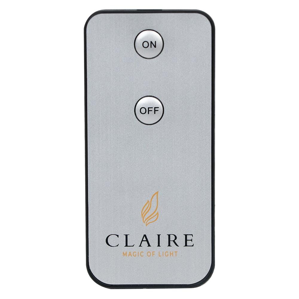 ชุดเทียน LED 3 ขนาด CLAIRE ลายไม้