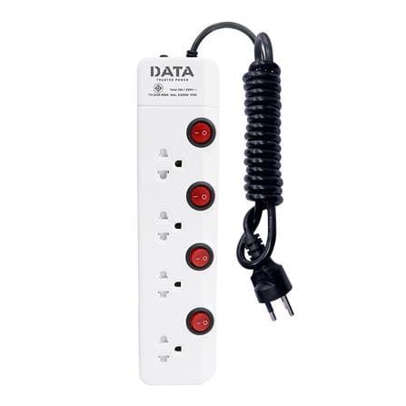 รางปลั๊กไฟ 4 ช่อง 4 สวิตช์ DATA HM4496 5 ม._1