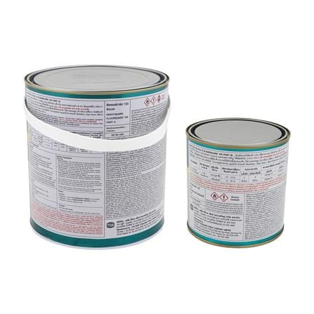 สีงานอุตสาหกรรม TOA FLOORGUARD 100 PART A+B 0733 สีครีม 1 แกลลอน_1