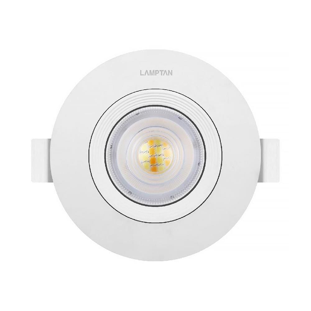 ดาวน์ไลท์ LED LAMPTAN SPOTLIGHT COLOUR CHOICE CIRCLE 3 นิ้ว 7 วัตต์ DAYLIGHT/COOL WHITE/WARM WHITE สีขาว