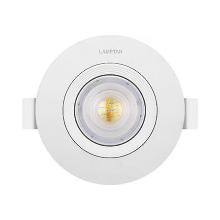 ดาวน์ไลท์ LED LAMPTAN SPOTLIGHT COLOUR CHOICE CIRCLE 3 นิ้ว 7 วัตต์ DAYLIGHT/COOL WHITE/WARM WHITE สีขาว_0