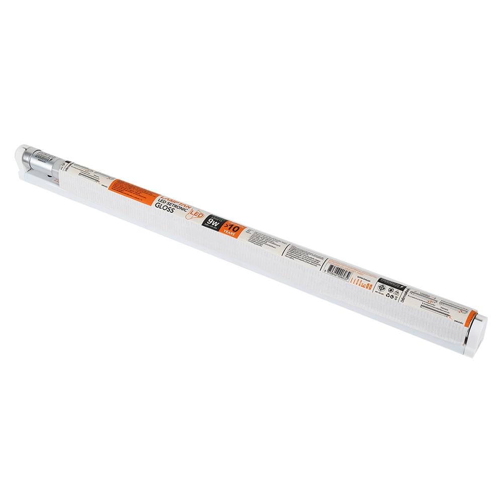 ชุดรางนีออน LED LAMPTAN LED SETRONIC GLOSS 9 วัตต์ DAYLIGHT โลหะ/แก้ว สีขาว
