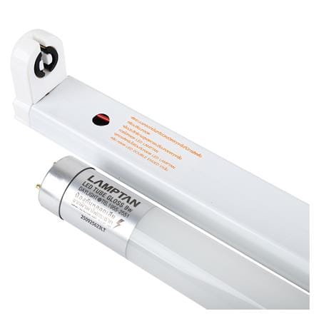 ชุดรางนีออน LED LAMPTAN LED SETRONIC GLOSS 9 วัตต์ DAYLIGHT โลหะ/แก้ว สีขาว_2