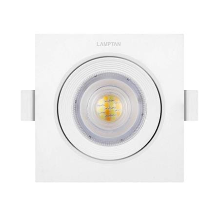 ดาวน์ไลท์ LED LAMPTAN SPOTLIGHT COLOUR CHOICE SQUARE 3 นิ้ว 7 วัตต์ DAYLIGHT/COOL WHITE/WARM WHITE สีขาว_0