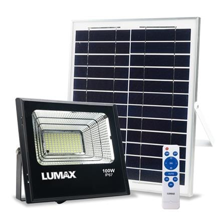 สปอทไลท์ SOLAR LUMAX 58-00236 100 วัตต์ อะลูมิเนียม MODERN สีดำ_0