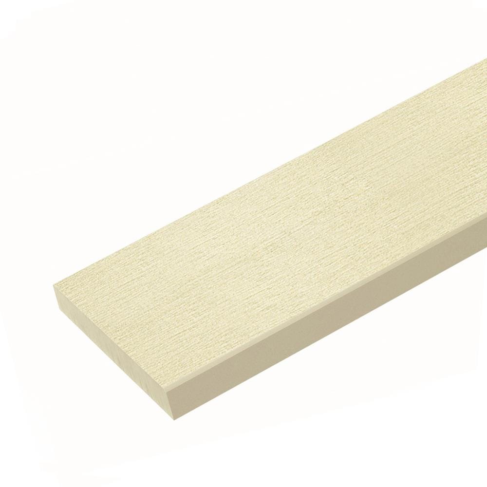 ไม้พื้น DURAONE ลายเสี้ยน 10X300X2.5 ซม. สีครีม