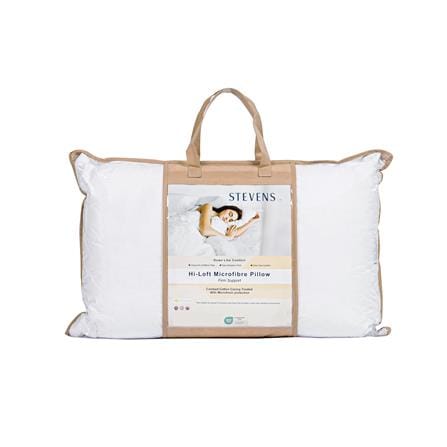 หมอนหนุน ใยสังเคราะห์ STEVENS MICROFIBER FRIM 19x29 นิ้ว สีขาว_0
