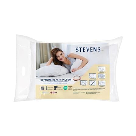 หมอนหนุน ใยสังเคราะห์ STEVENS SUPREME HEALTH 19x29 นิ้ว สีขาว_1