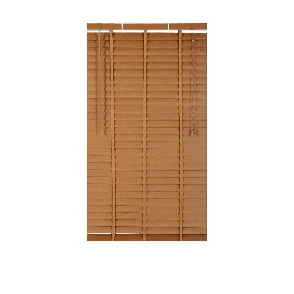 มู่ลี่ PVC HOME LIVING STYLE FAUX WOOD 70X130 ซม. สีน้ำตาล