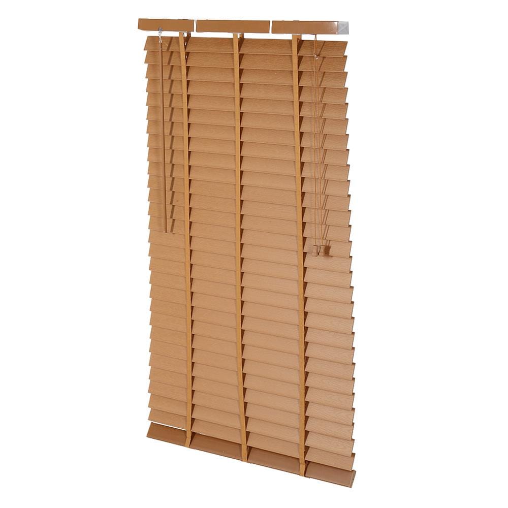 มู่ลี่ PVC HOME LIVING STYLE FAUX WOOD 70X130 ซม. สีน้ำตาล