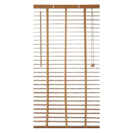 มู่ลี่ PVC HOME LIVING STYLE FAUX WOOD 70X130 ซม. สีน้ำตาล_2