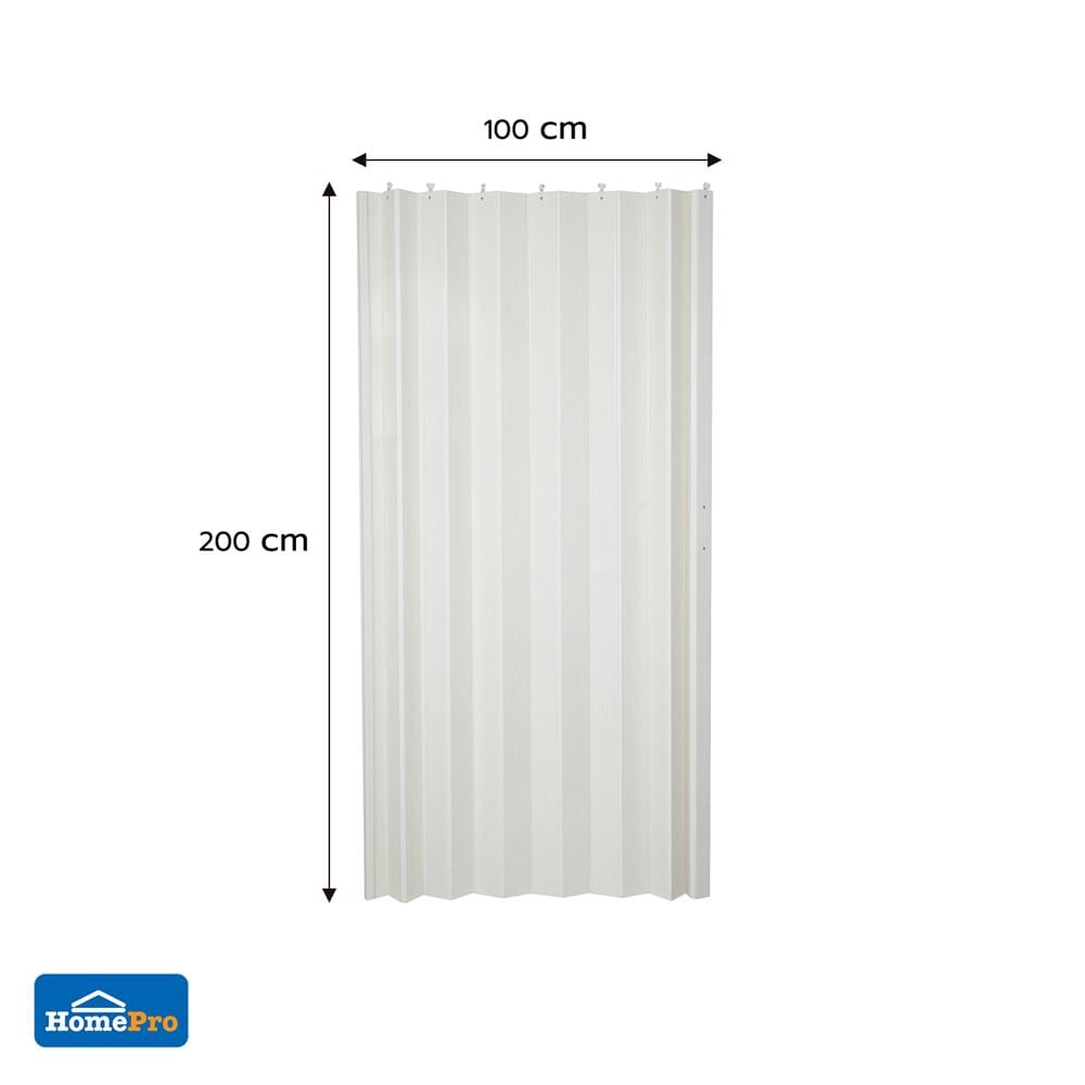 ฉากกั้นห้องแบบทึบ DIY ME LIVING WC 001 100X200 ซม. สีขาว