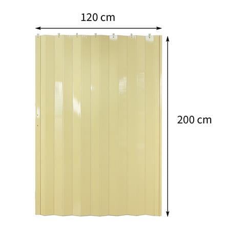 ฉากกั้นห้องแบบทึบ DIY ME LIVING WC 002 120X200 ซม. สีครีม_7