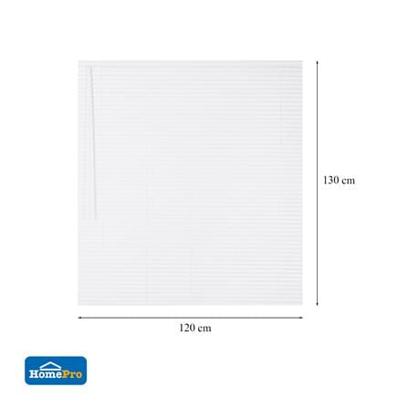 มู่ลี่ ไวนิล HOME LIVING STYLE CORDLESS 120X130 ซม. สีขาว_5
