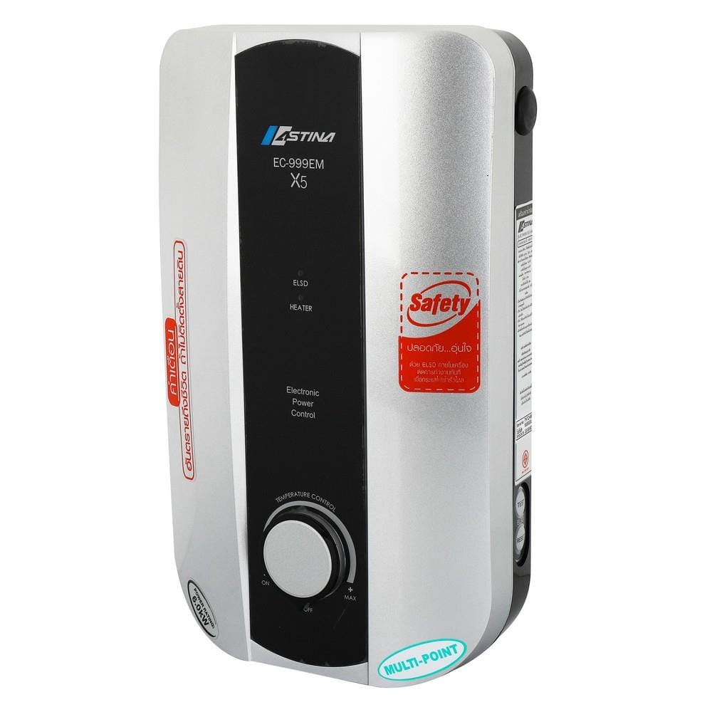 เครื่องทำน้ำร้อน ASTINA EC-999EM (X5) 6,000 วัตต์