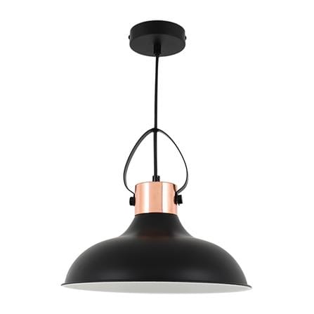 ไฟช่อ CARINI P180420-BLACK โลหะ MODERN สีดำ/ROSEGOLD 1 หัว