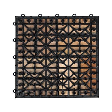 ทางเท้าไม้เต็ง ลายสี่เหลี่ยมสลับใหญ่ ME LIVING 30X30 ซม._1