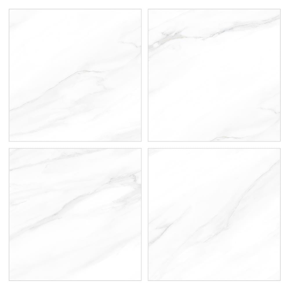 กระเบื้องพื้น 60x60 ซม. CERGRES อิเลคต้า ไวท์ A 1.44M2