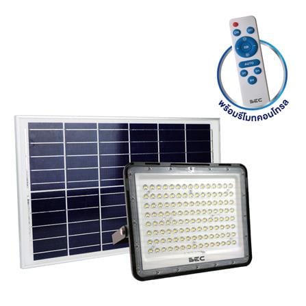 สปอตไลท์ SOLAR BEC WOODY 150 วัตต์ DAYLIGHT MODERN สีดำ_0