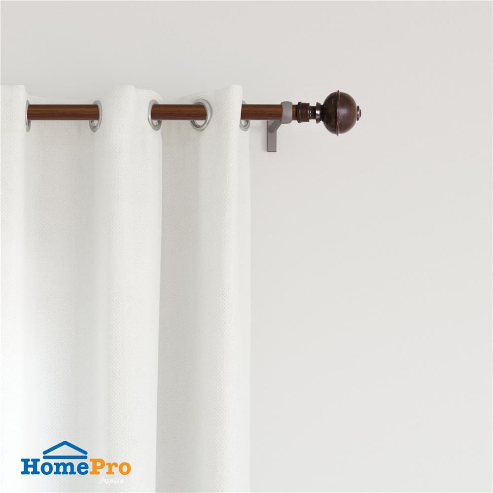 หัว-ท้ายรางม่าน HOME LIVING STYLE S1807-26 25 มม. สีโอ๊ค