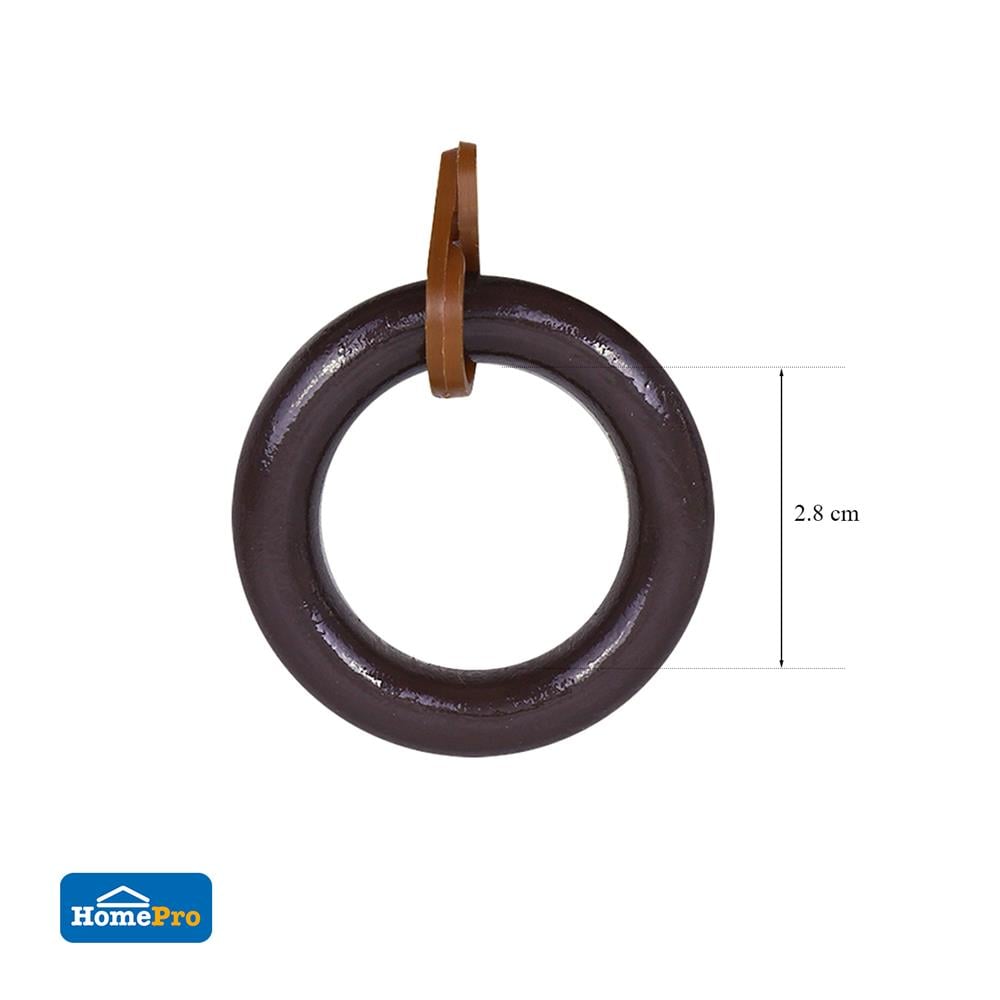 ห่วงคล้องรางม่าน ME LIVING 28 มม. ไม้เนื้อแข็ง