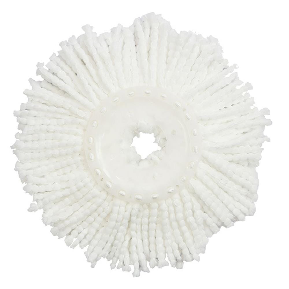 ผ้าม็อบไมโครไฟเบอร์ POLY-BRITE 8 นิ้ว สีขาว