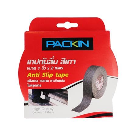 เทปกันลื่น PACK IN 1 นิ้ว x 2 ม. สีเทา_1