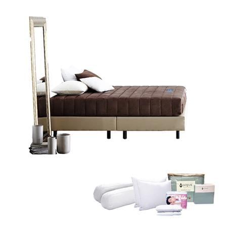 ที่นอนโฟม 5 ฟุต LOTUS รุ่น CAMPTON พร้อมชุดเครื่องนอน 12 ชิ้น