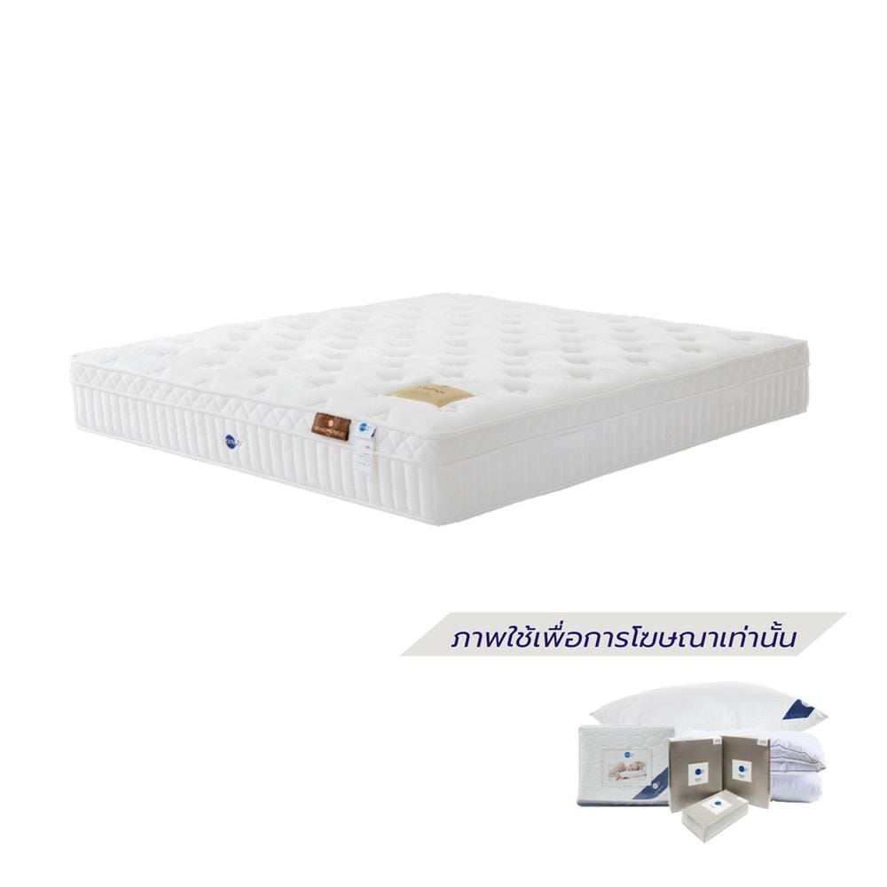 ที่นอนพ็อกเก็ตสปริง 3.5 ฟุต OMAZZ รุ่น FARTONA พร้อมชุดเครื่องนอน 6 ชิ้น