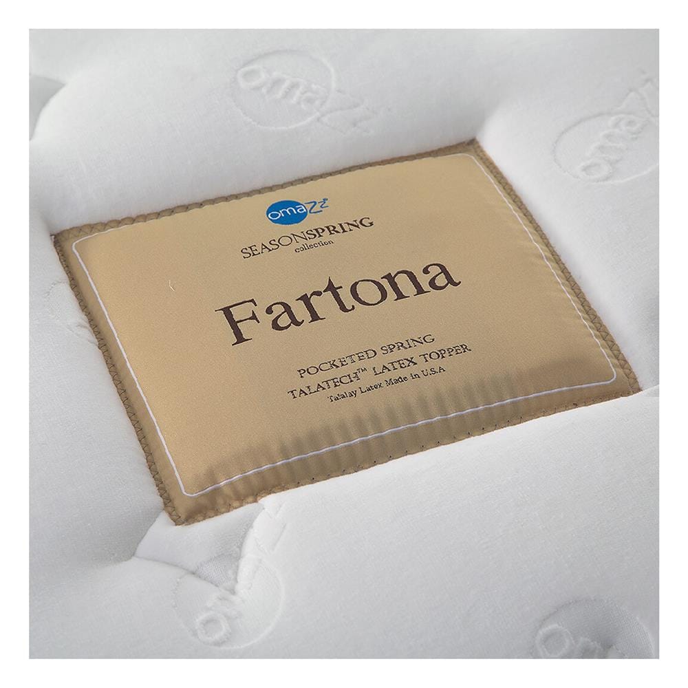 ที่นอนพ็อกเก็ตสปริง 3.5 ฟุต OMAZZ รุ่น FARTONA พร้อมชุดเครื่องนอน 6 ชิ้น