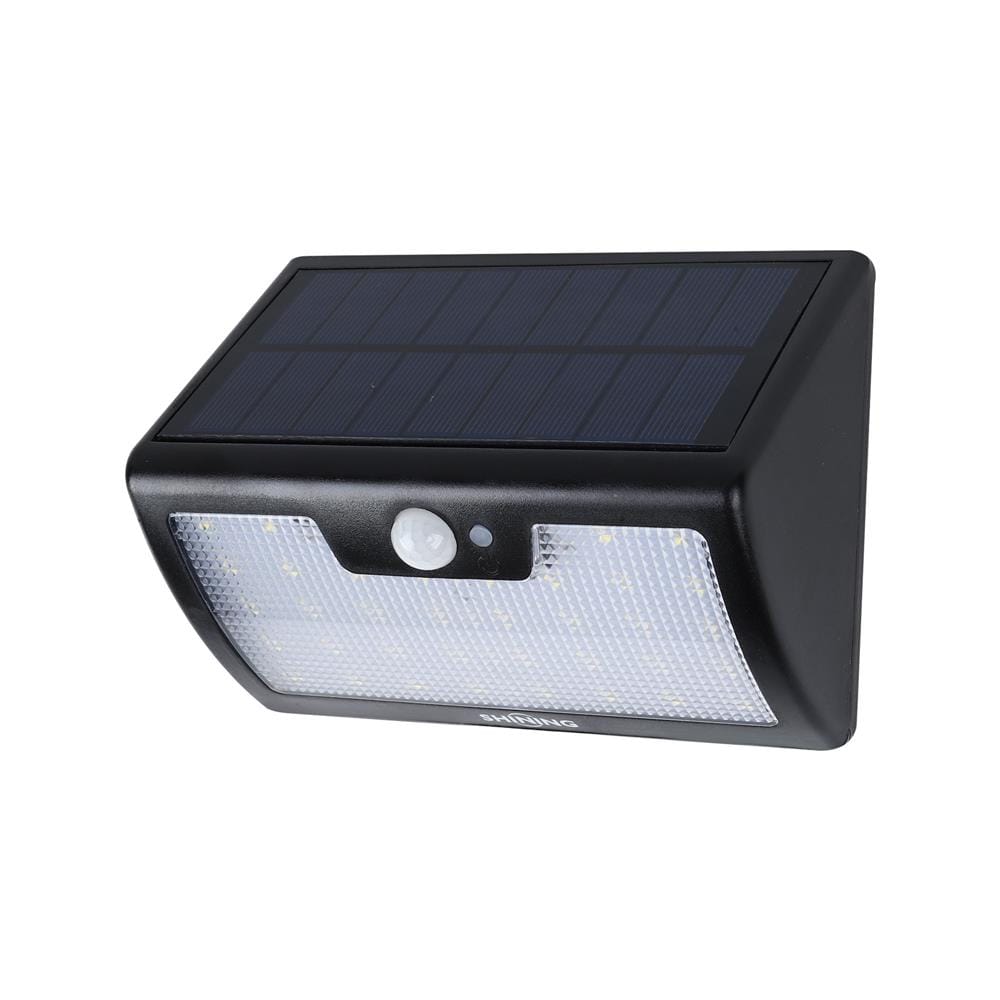 ไฟผนังภายนอก SOLAR SHINING RLDPG00765CTH2 7 วัตต์ DAYLIGHT สีดำ