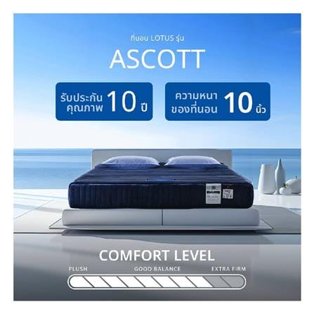 ที่นอนโฟม 5 ฟุต LOTUS รุ่น ASCOTT พร้อมชุดเครื่องนอน 11 ชิ้น_12